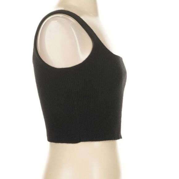 Reformation Varenne Cropped Tank Top 100% Cashmere Kitten Soft Minimalist XS - Picture 4 of 9